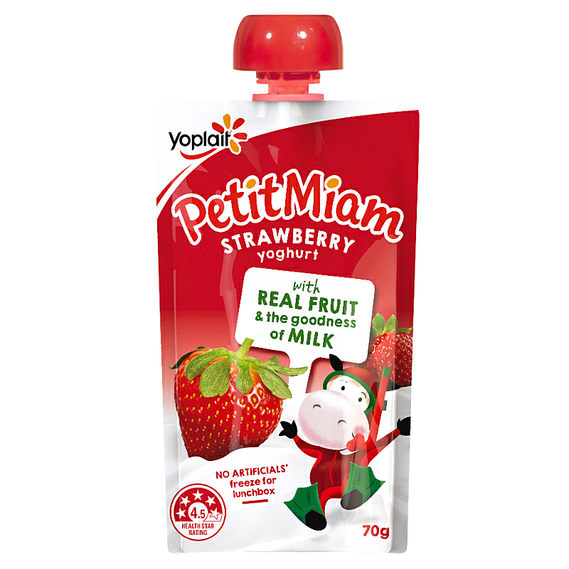 Yoplait Petit Miam Strawberry Yoghurt 70g