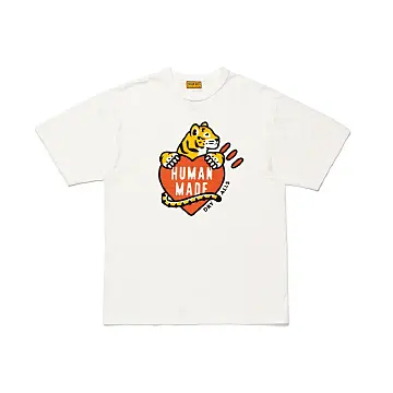 HUMAN MADE GRAPHIC TIGER T-SHIRT WHITE L (MADE IN JAPAN)