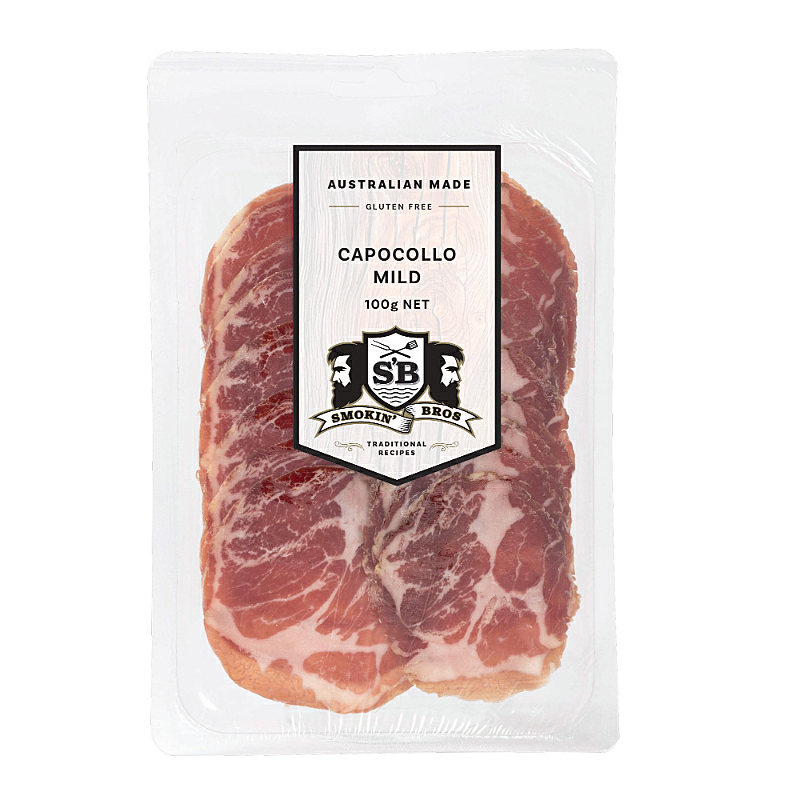 Smokin Bros Sliced Mild Capocollo 100g